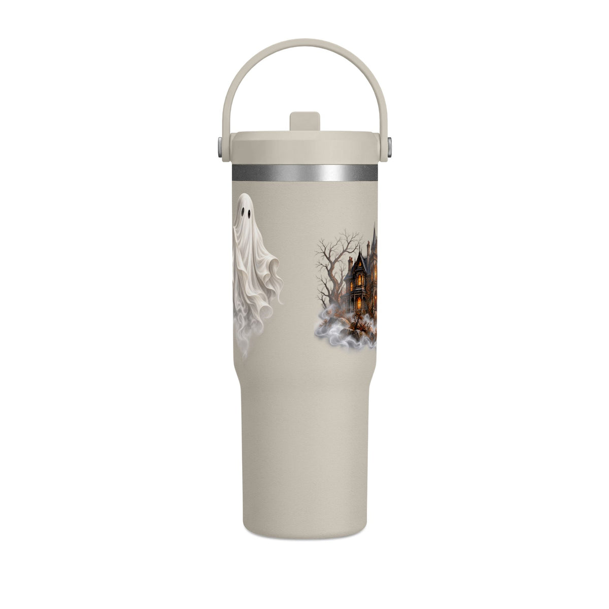 Halloween Ghost Haunted House 32oz Travel Tumbler