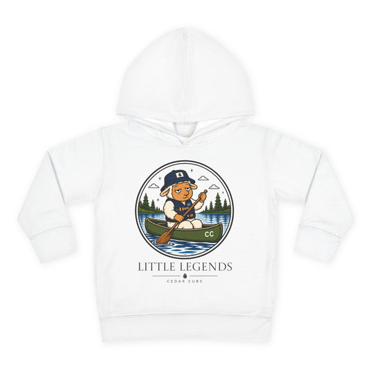 Copy of Toddler Hoodie — 'Little Legends' Canoeing Design | Cedar Cubs Personalized Pullover