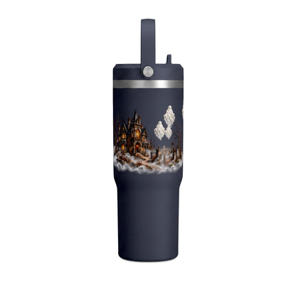 Halloween Ghost Haunted House 32oz Travel Tumbler