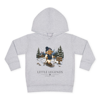 Toddler Hoodie — 'Little Legends' Snow Shoe Design | Personalized Pullover