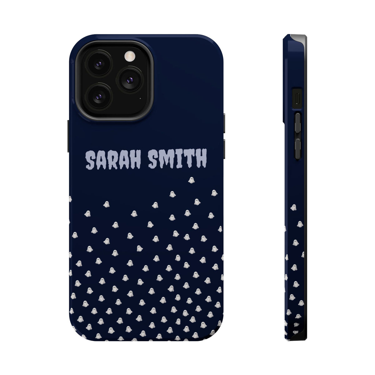 Halloween Ghost Magnetic Impact Phone Case — Custom Name