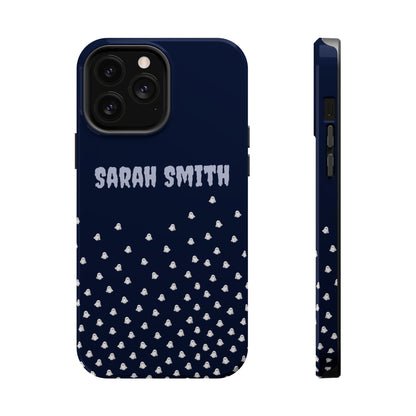 Halloween Ghost Magnetic Impact Phone Case — Custom Name