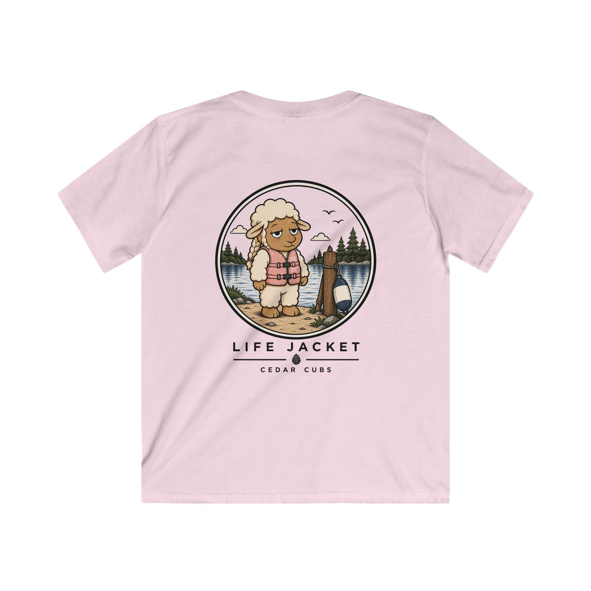 Life Jacket Sheep Kids T-shirt