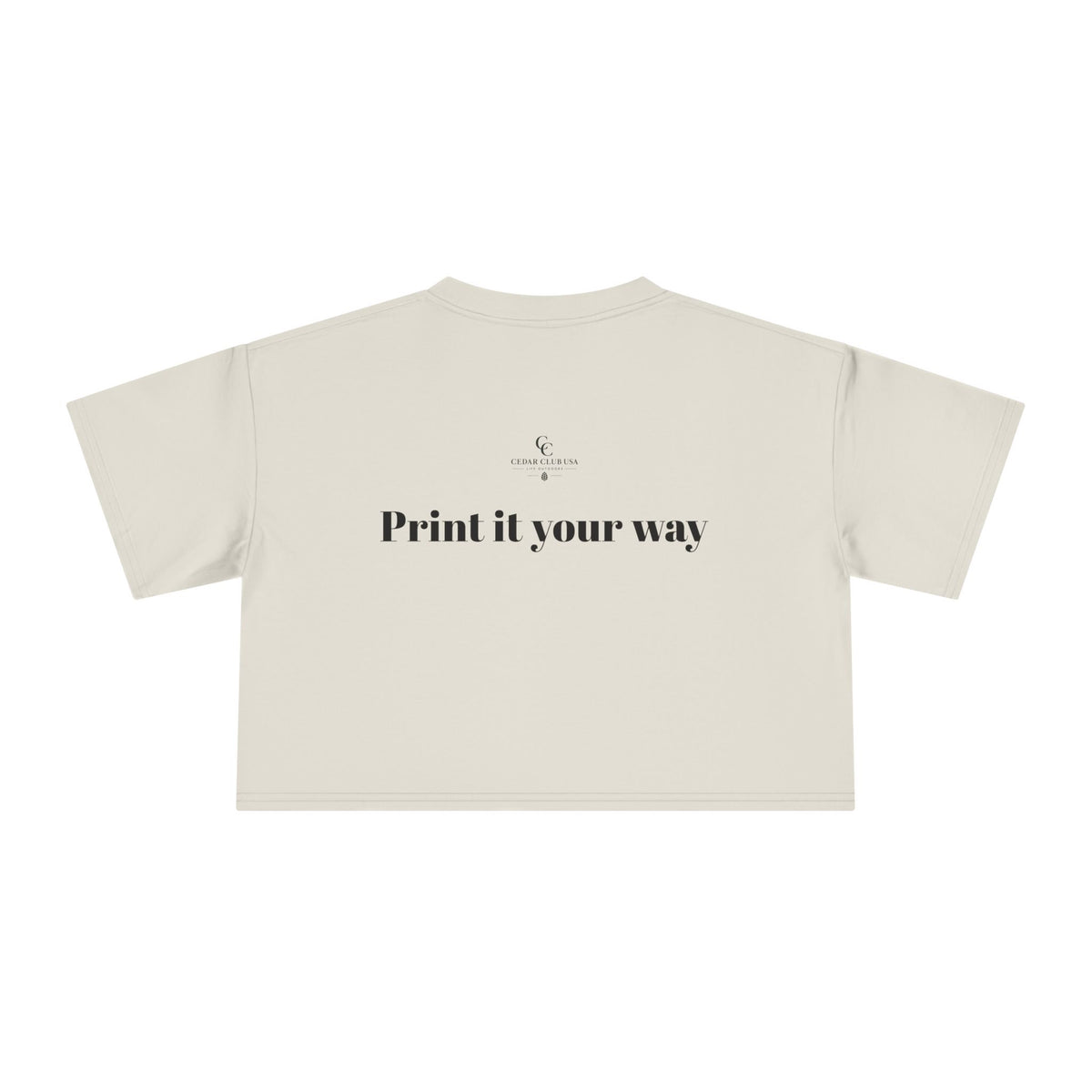 Personalized Crop Tee