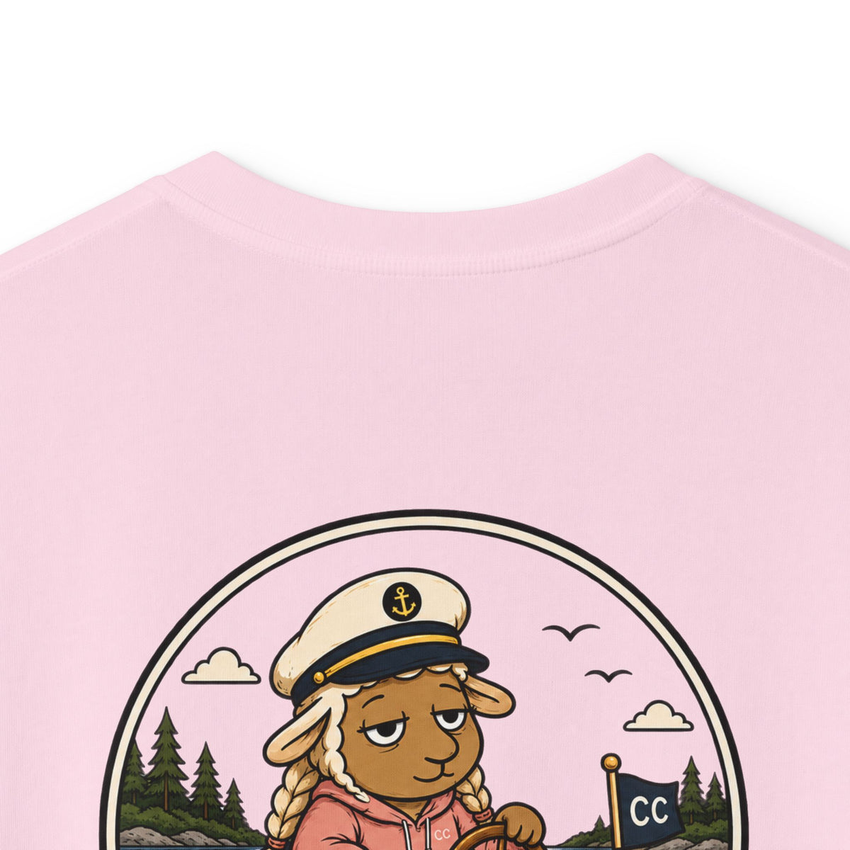 Boat Captain Sheep Kids T-shirt