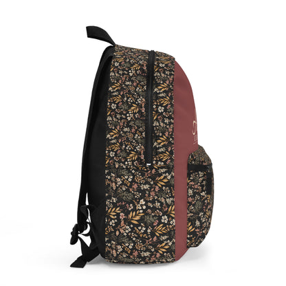 Cedar Club Floral Backpack — Vintage Botanical Daypack