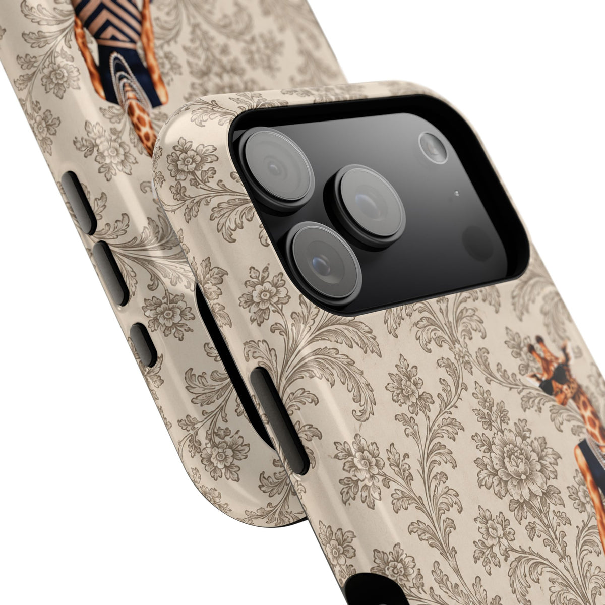 Personalized Giraffe Phone Case — Leopard Print Magnetic Impact-Resistant