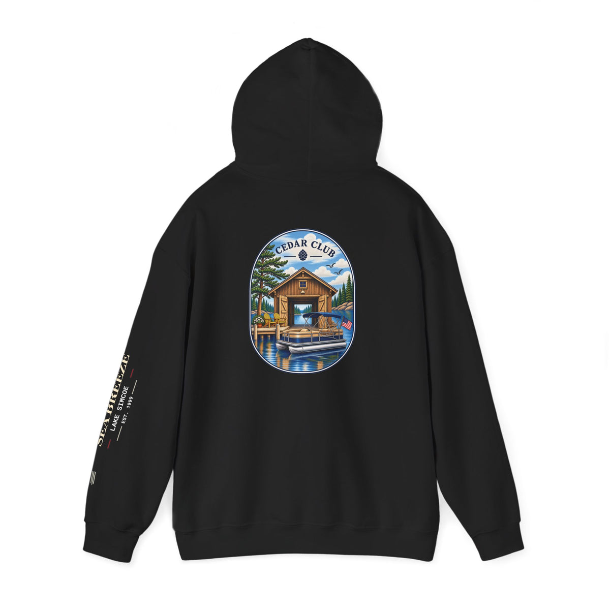 Pontoon Boat Heavy Blend™ Hooded Sweatshirt