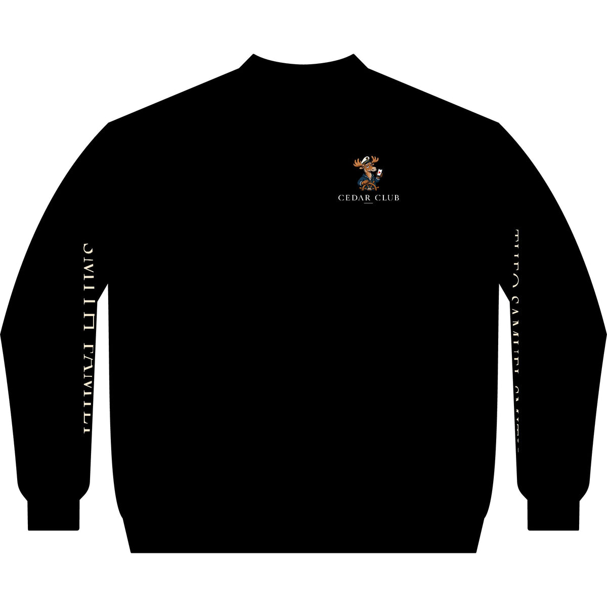 "The Overqualified Captain" Crewneck