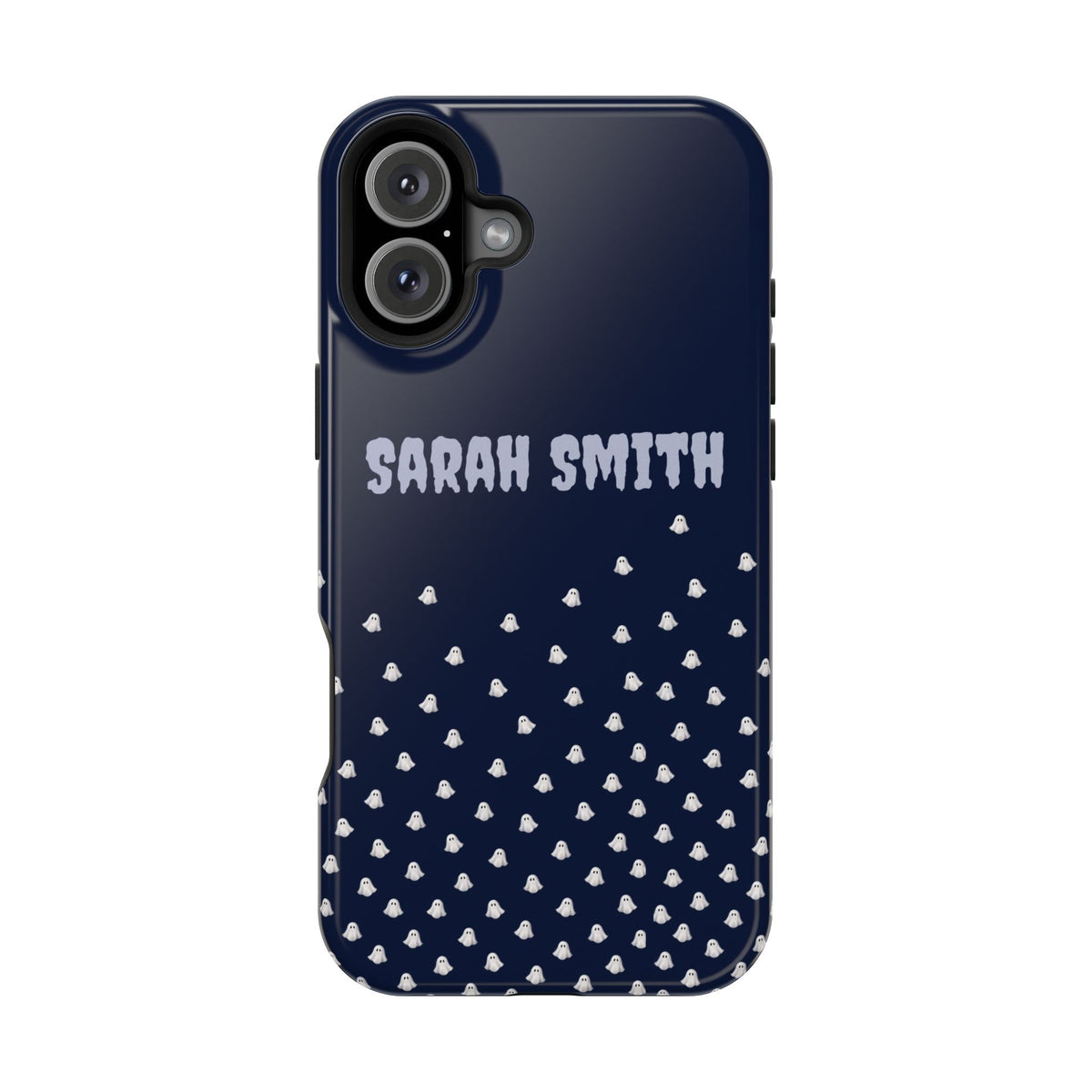 Halloween Ghost Magnetic Impact Phone Case — Custom Name
