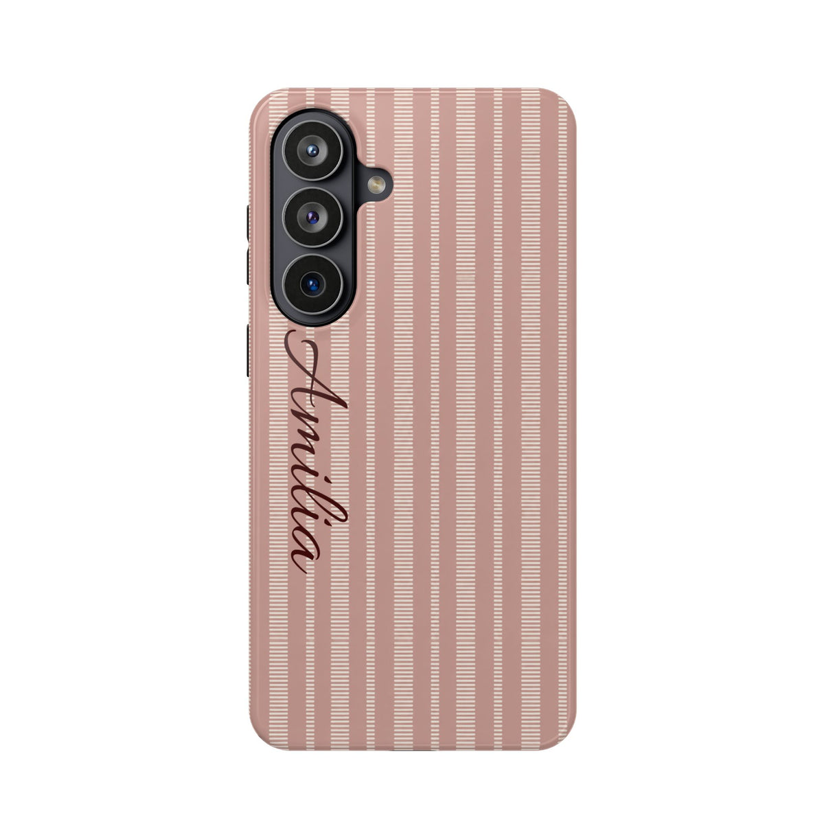 Striped Personalized Phone Case — Magnetic Impact-Resistant