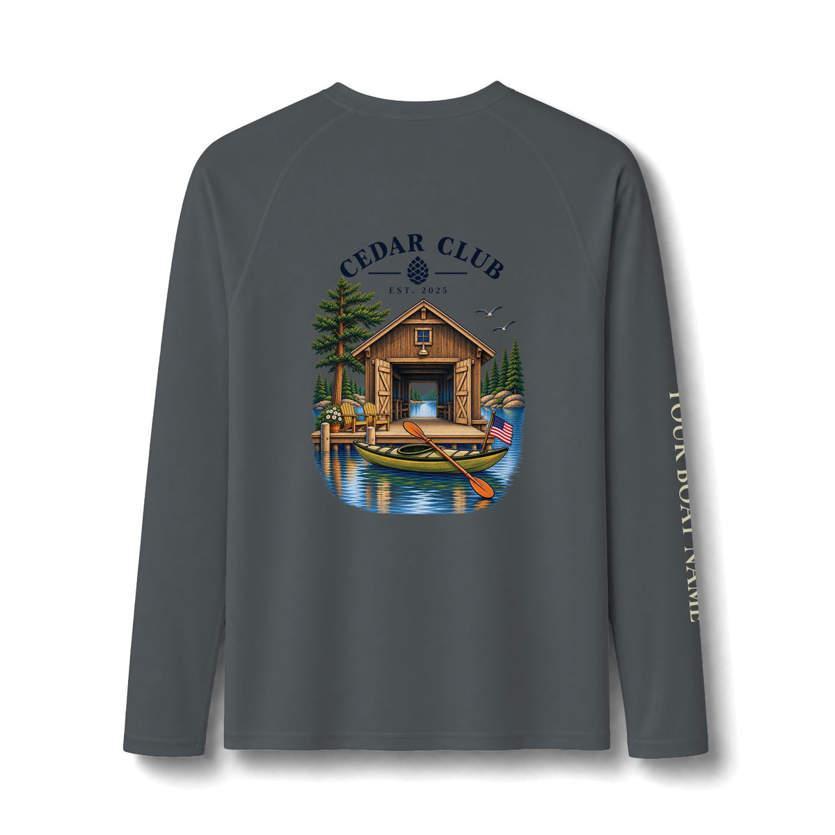 Long Sleeve Rashguard Tee - Canoe