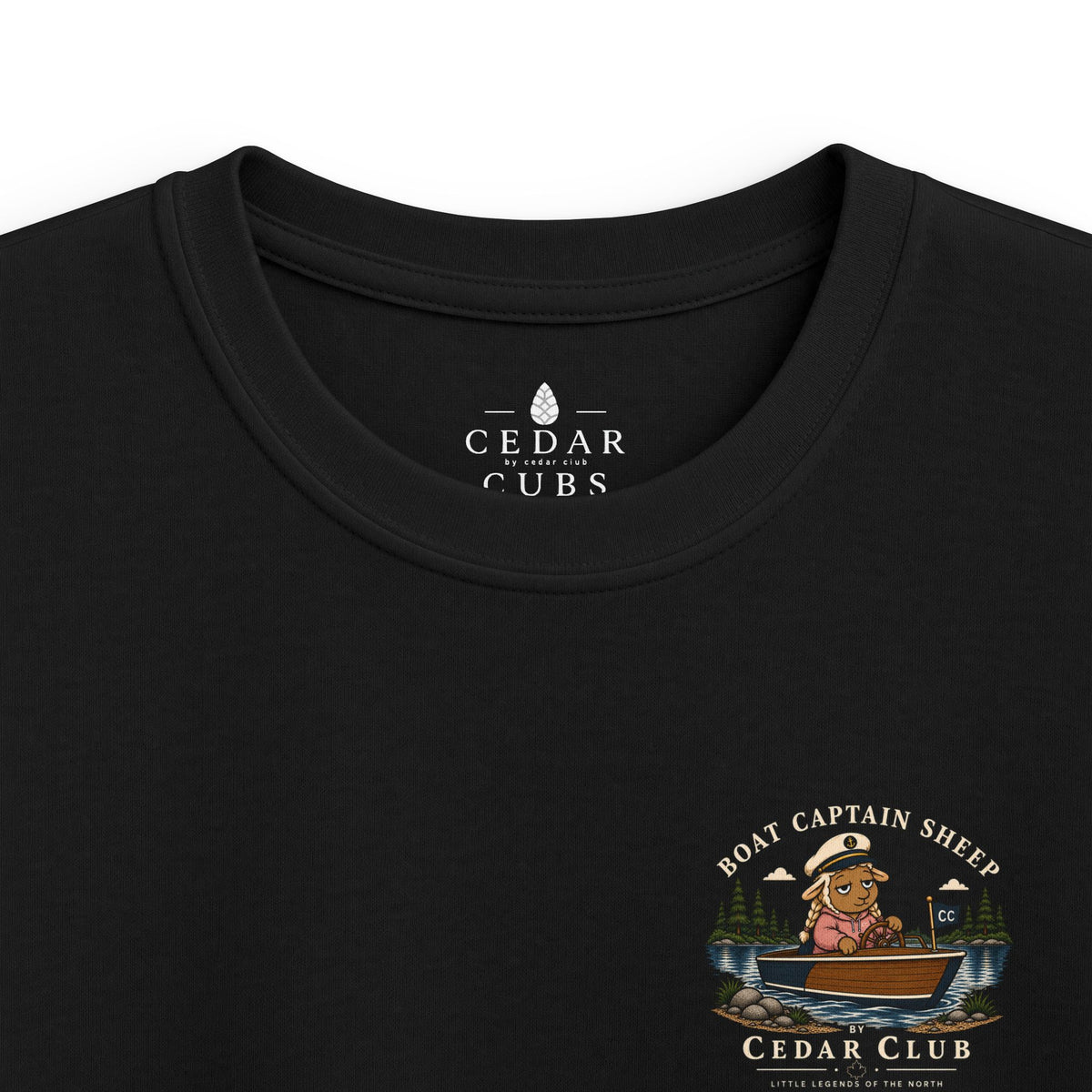 Boat Captain Sheep Kids T-shirt