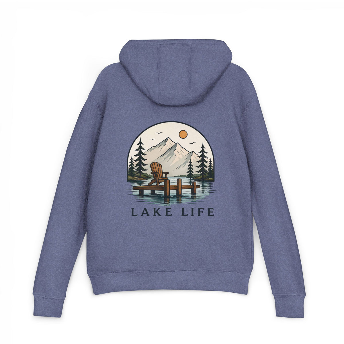 Lake Life Hoodie — Personalized Cozy French Terry Pullover