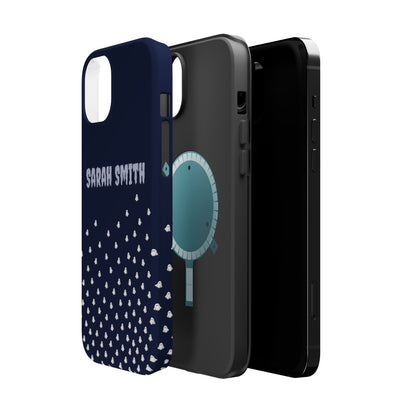 Halloween Ghost Magnetic Impact Phone Case — Custom Name