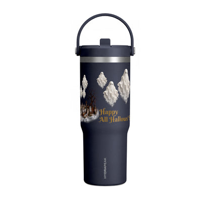 Halloween Ghost Haunted House 32oz Travel Tumbler