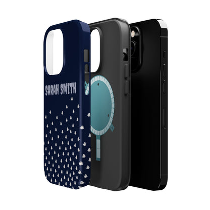 Halloween Ghost Magnetic Impact Phone Case — Custom Name