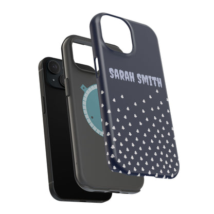 Halloween Ghost Magnetic Impact Phone Case — Custom Name