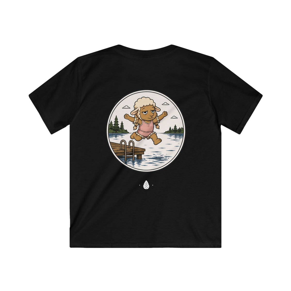 Dock Jump Sheep Kids T-shirt