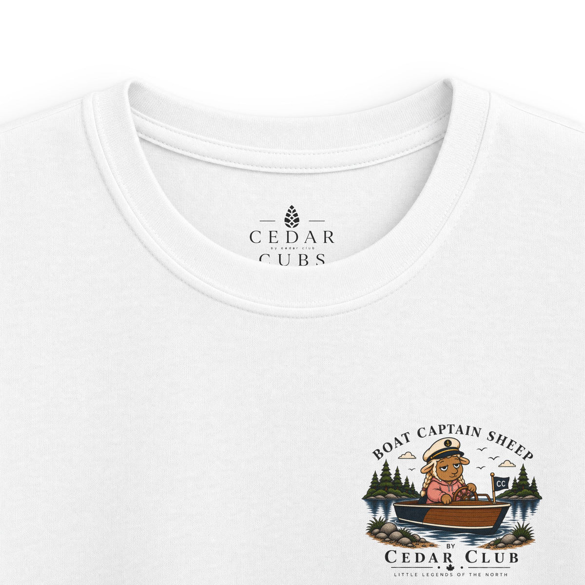 Boat Captain Sheep Kids T-shirt