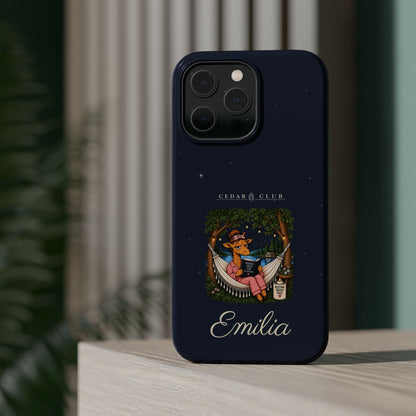 Personalized Resting Beach Face Phone Case — Magnetic Impact-Resistant