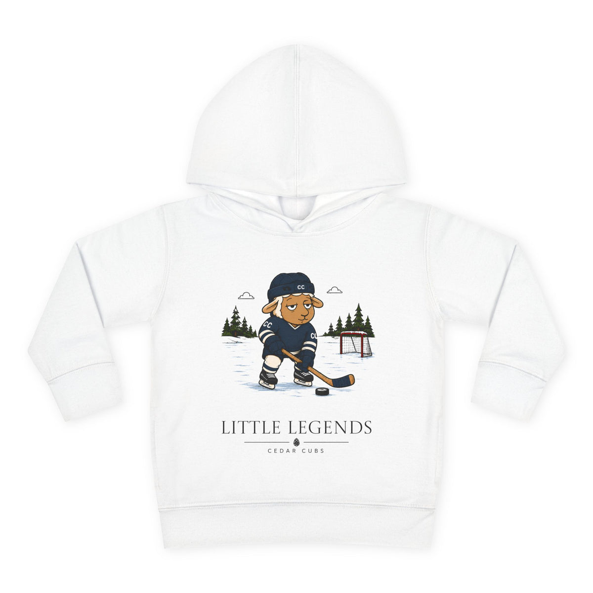 Toddler Hoodie — 'Little Legends' Hockey Sheep Personalized Pullover