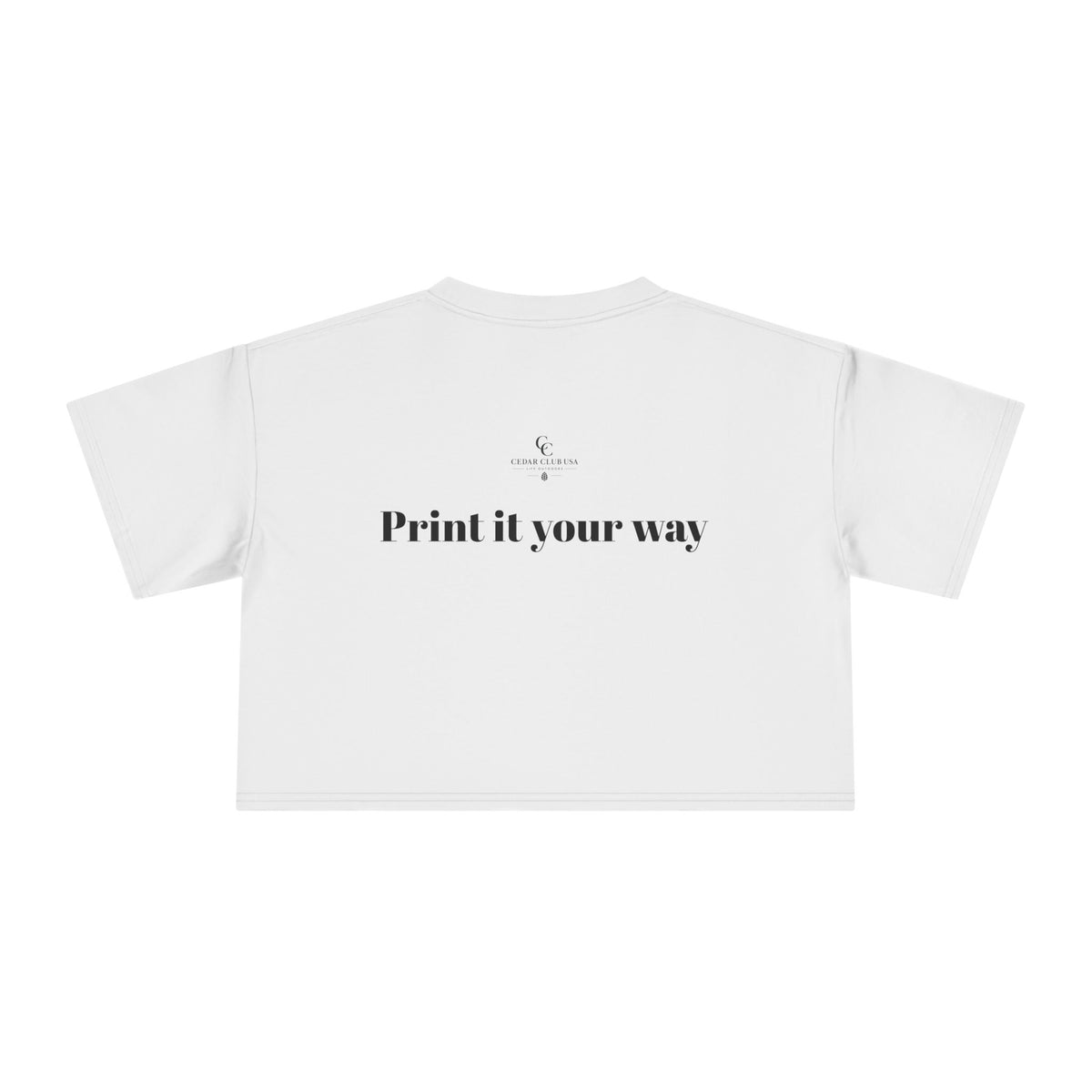 Personalized Crop Tee