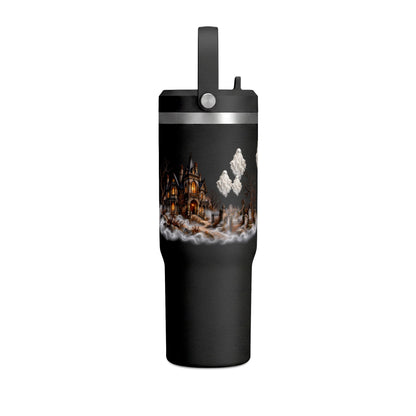 Halloween Ghost Haunted House 32oz Travel Tumbler