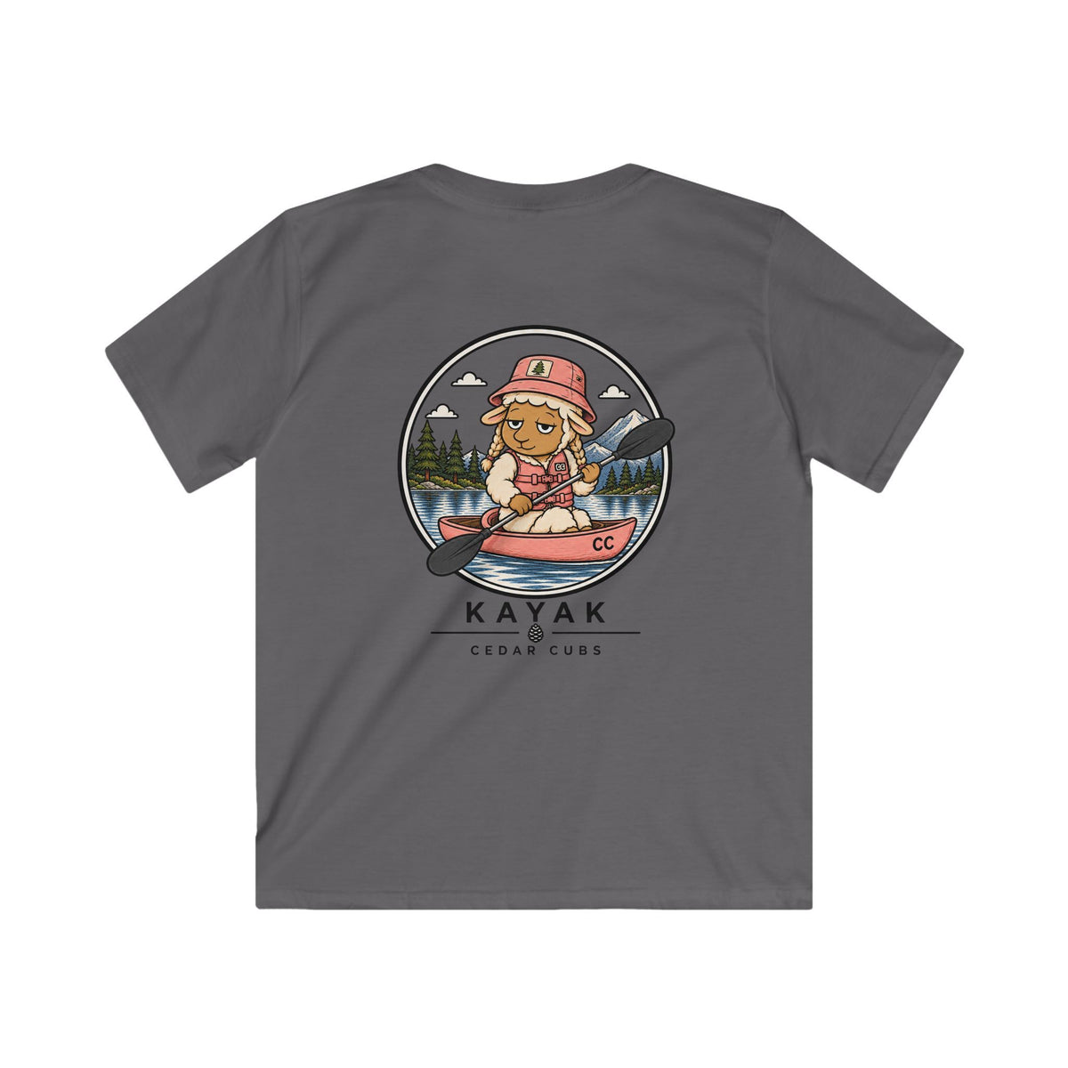 Kayak Sheep Kids T-shirt