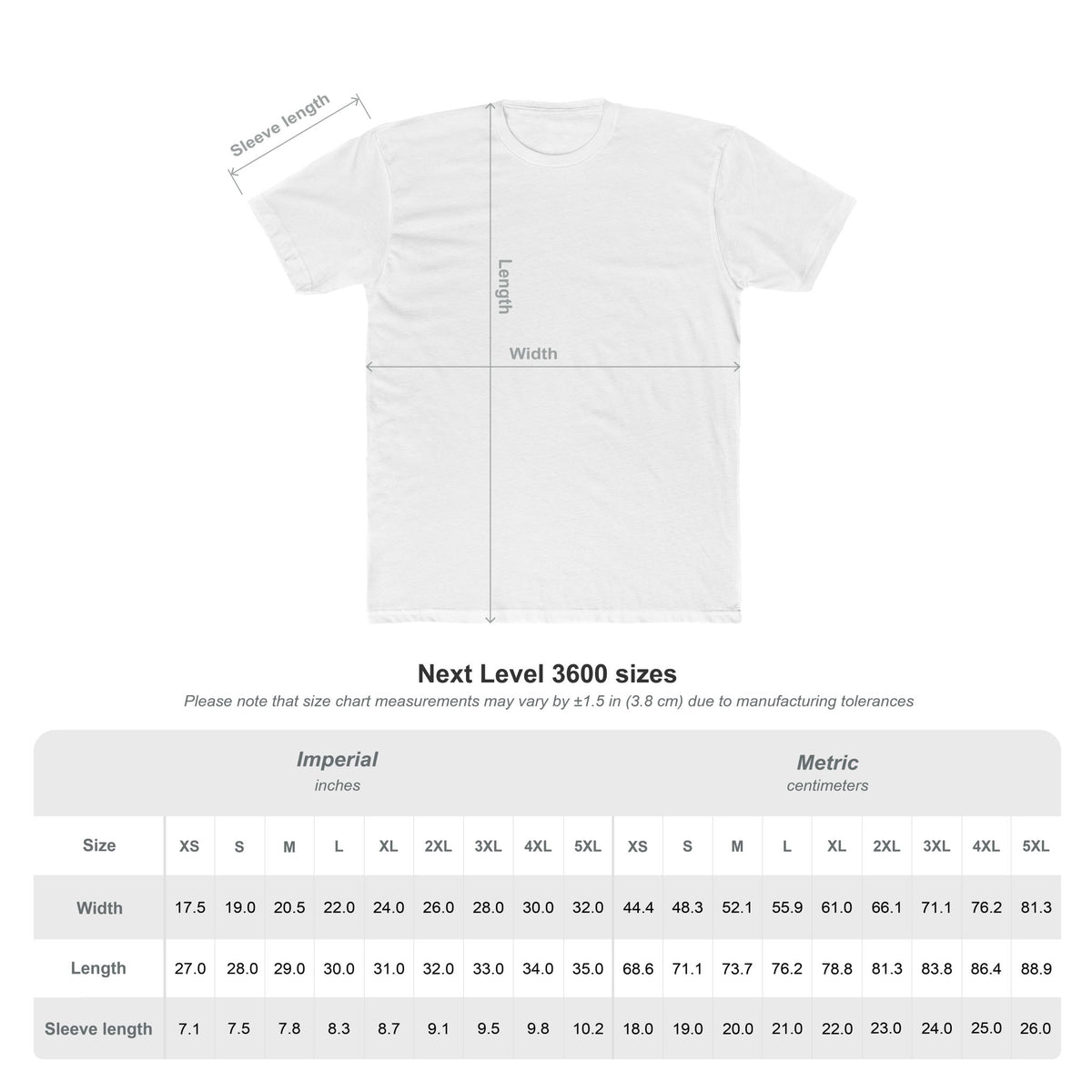 Tee — Personalized Crew Shirt