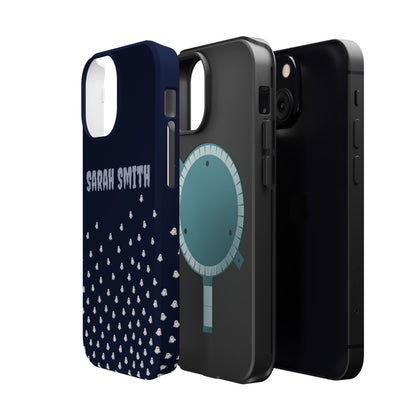 Halloween Ghost Magnetic Impact Phone Case — Custom Name