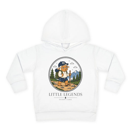 Toddler Hoodie — 'Little Legends' Hiker Design | Cedar Cubs Personalized Pullover