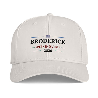 "Weekend Vibes" Embroidered Cap