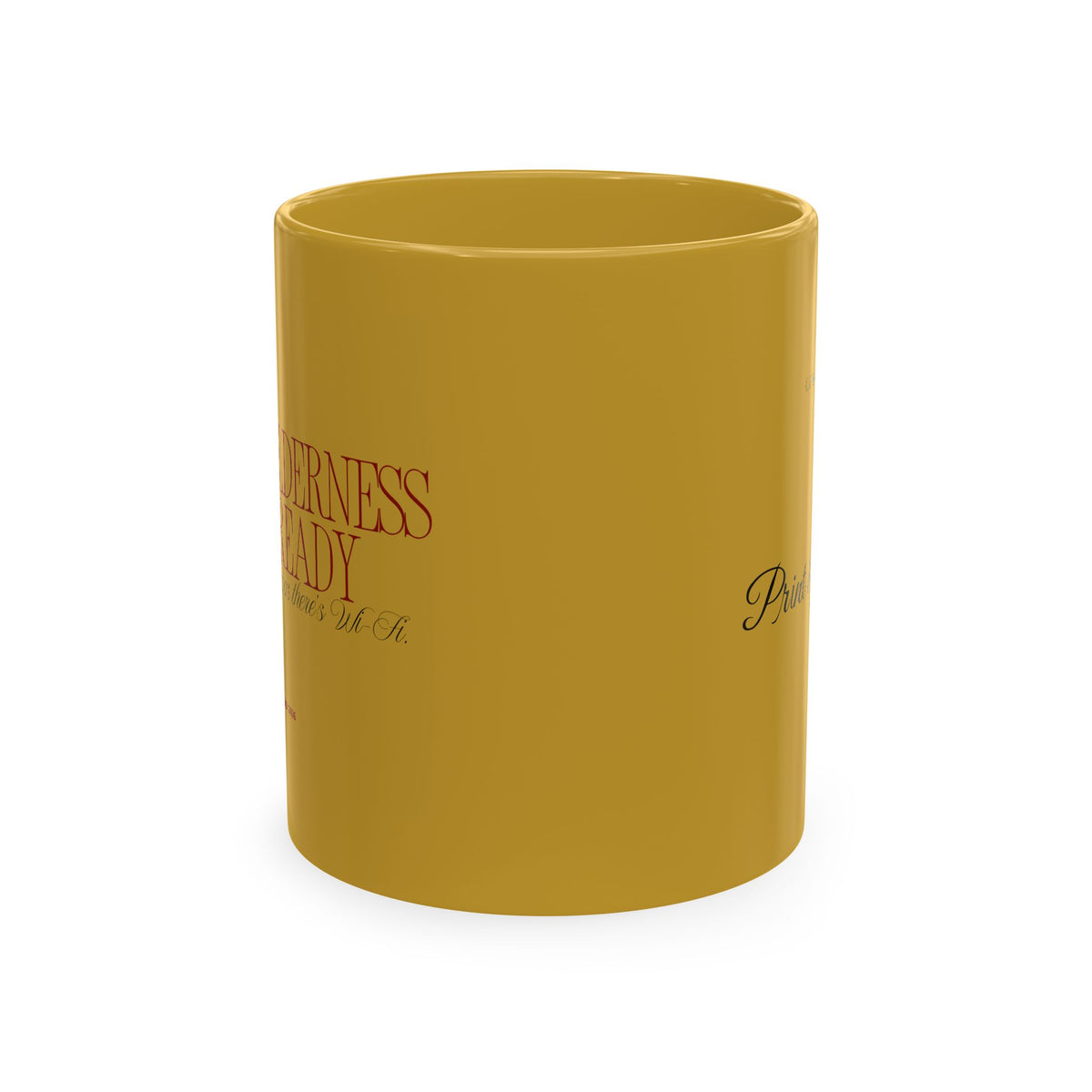 Traditional Ceramic Mug - Wilderness Ready