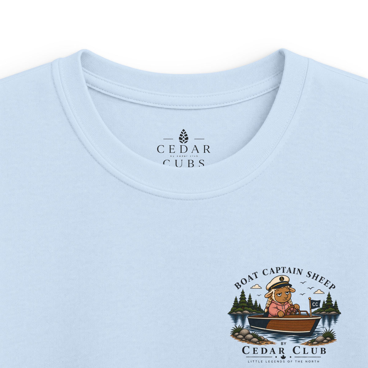 Boat Captain Sheep Kids T-shirt