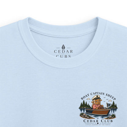 Boat Captain Sheep Kids T-shirt