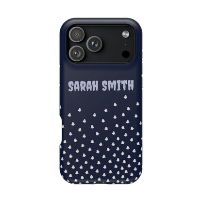 Halloween Ghost Magnetic Impact Phone Case — Custom Name