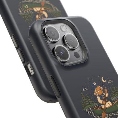 Personalized Canoeing Sheep Phone Case — Magnetic Impact-Resistant