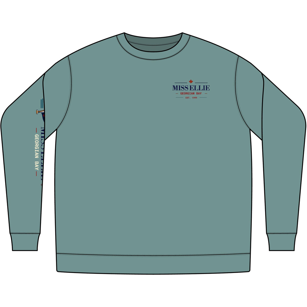 Cedar Club Crewneck Sweatshirt — Wake boat