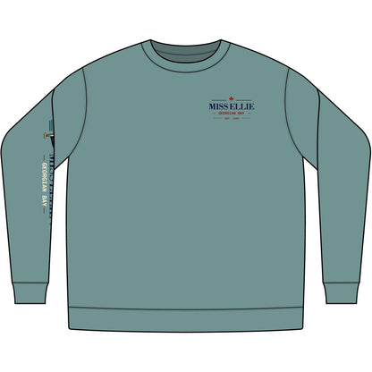 Cedar Club Crewneck Sweatshirt — Wake boat