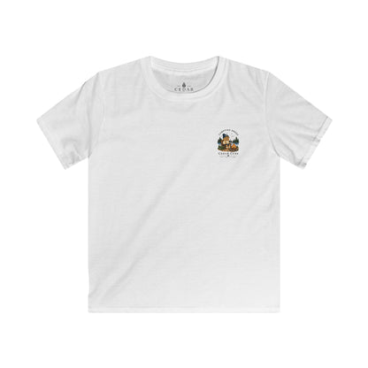 Cozy Campfire Sheep Kids T-shirt