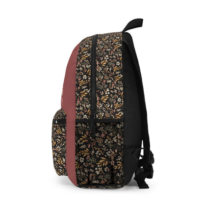 Cedar Club Floral Backpack — Vintage Botanical Daypack