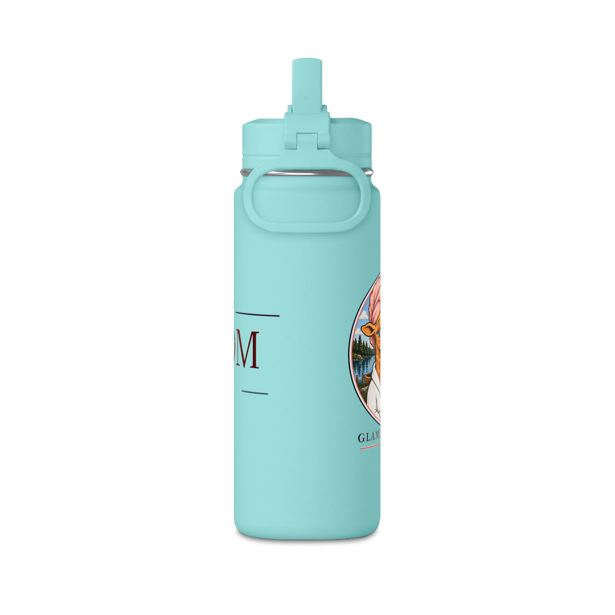 Glamp & Unwind 20oz Water Bottle — Insulated Mini Bottle