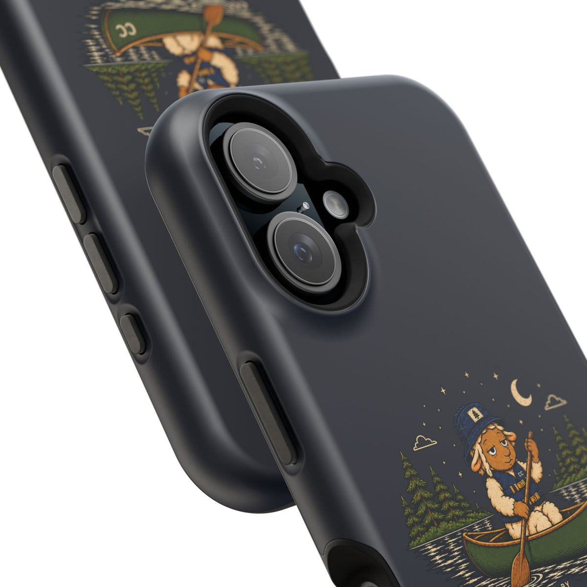 Personalized Canoeing Sheep Phone Case — Magnetic Impact-Resistant