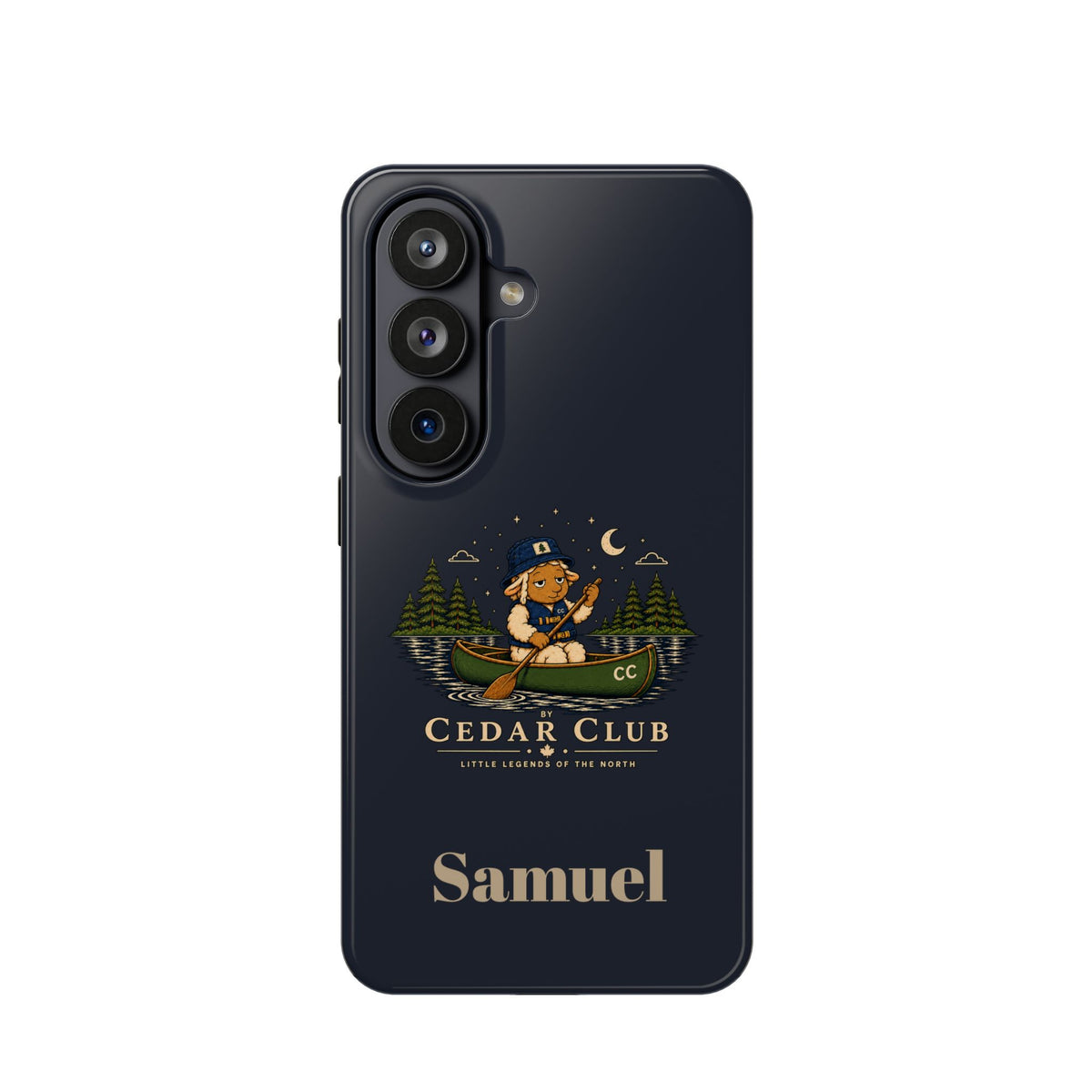 Personalized Canoeing Sheep Phone Case — Magnetic Impact-Resistant