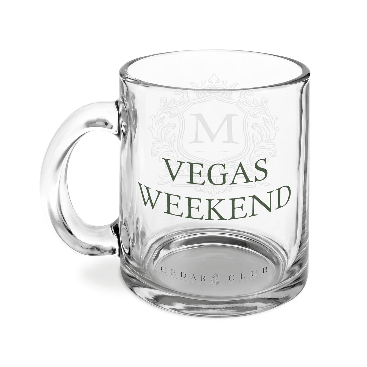 Monogram Glass Mug