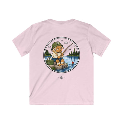 Fishing Sheep Kids T-shirt