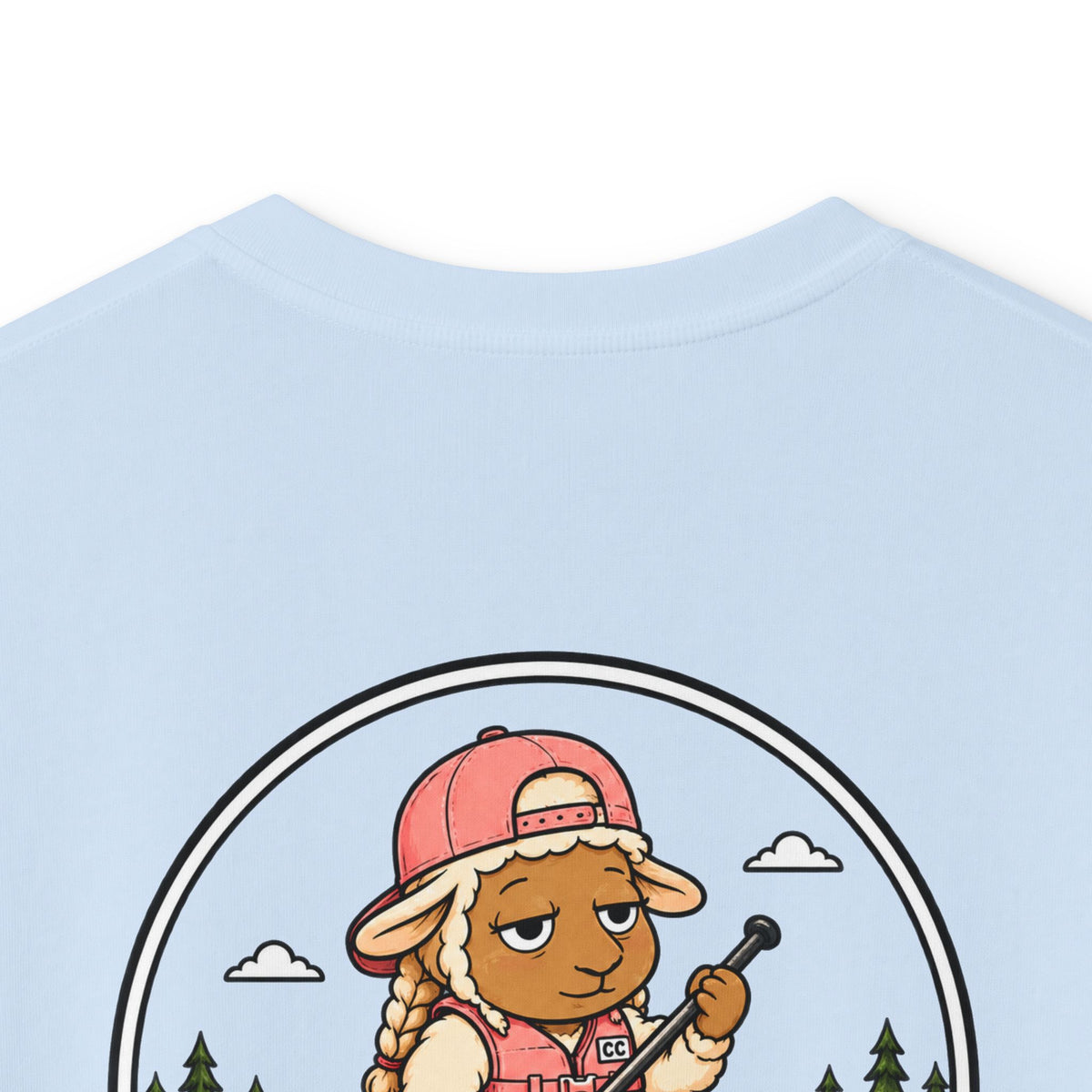 Paddle Board Sheep Kids T-shirt