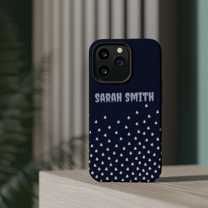Halloween Ghost Magnetic Impact Phone Case — Custom Name