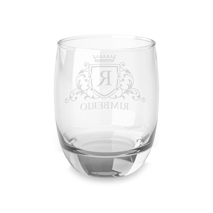 Personalized Monogram Whiskey Glass — Family Name
